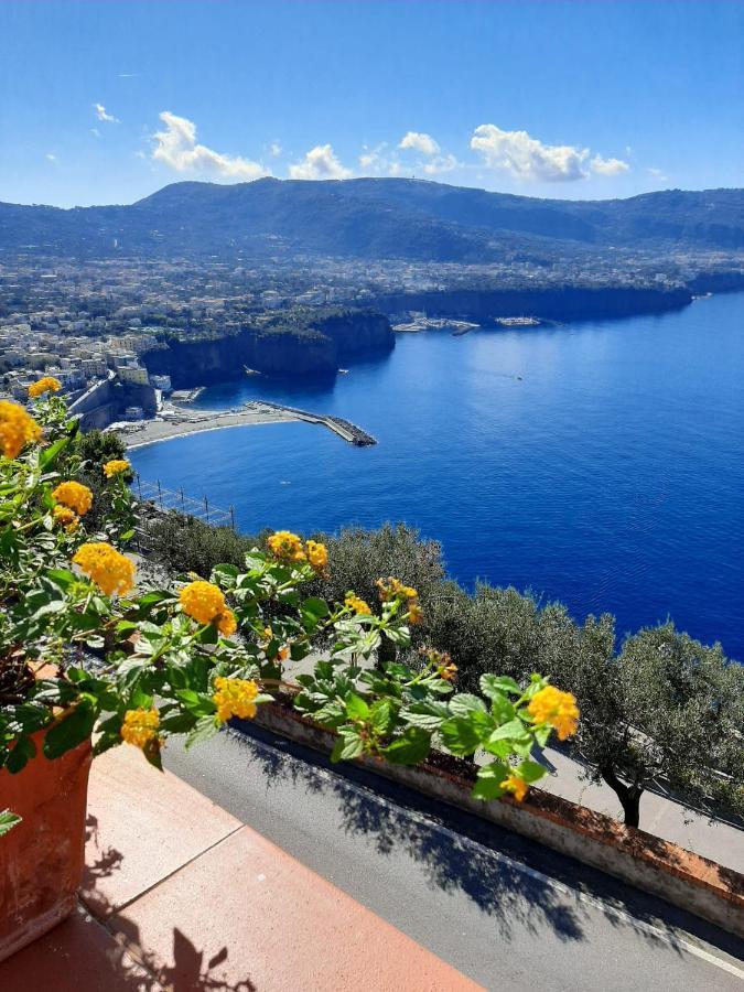 Ferienwohnung Bella Vista House-Sorrento Coast - Free Parking-Solarium Vico Equense Exterior foto